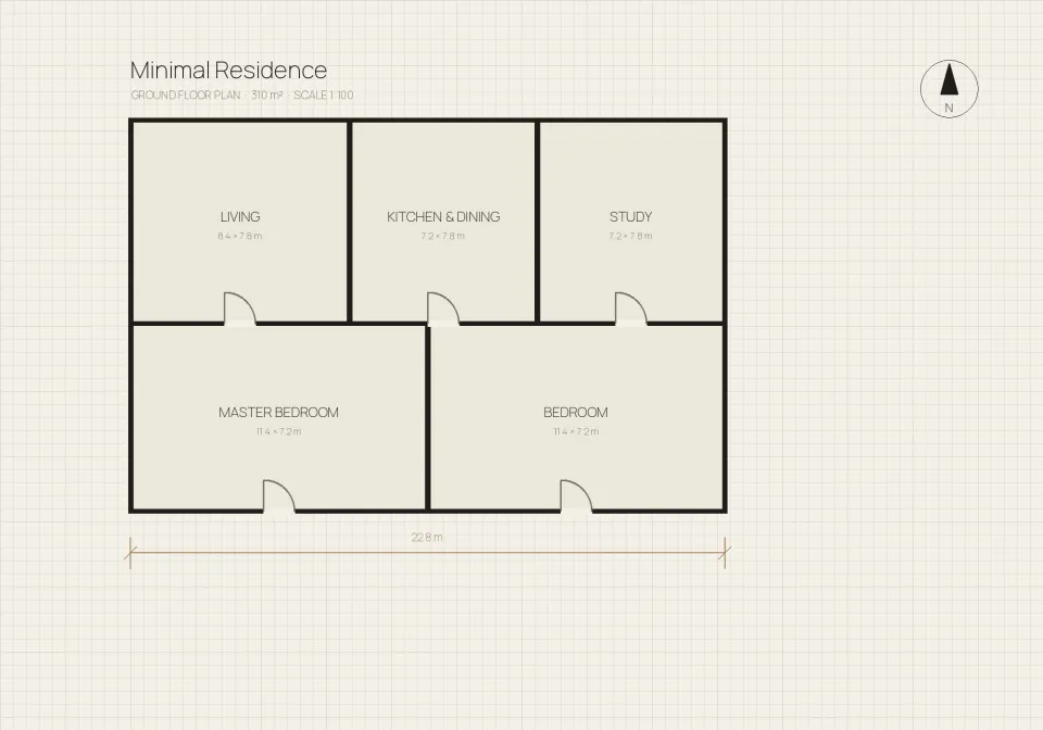 Residence ground floor plan